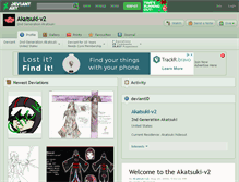 Tablet Screenshot of akatsuki-v2.deviantart.com
