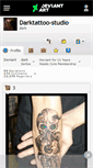 Mobile Screenshot of darktattoo-studio.deviantart.com