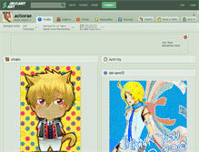 Tablet Screenshot of aoisorae.deviantart.com