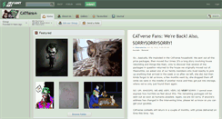 Desktop Screenshot of catfans.deviantart.com