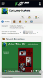 Mobile Screenshot of costume-makers.deviantart.com
