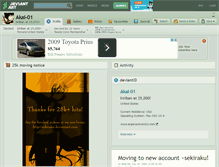 Tablet Screenshot of akai-01.deviantart.com