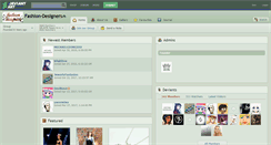 Desktop Screenshot of fashion-designers.deviantart.com