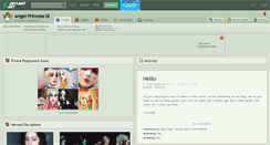 Desktop Screenshot of angel-princess18.deviantart.com