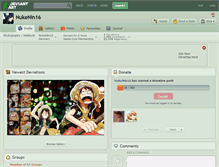 Tablet Screenshot of nukenin16.deviantart.com