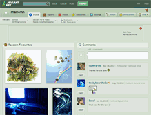 Tablet Screenshot of manwnn.deviantart.com