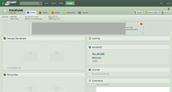 Desktop Screenshot of kocakulak.deviantart.com