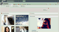 Desktop Screenshot of crazysharz.deviantart.com