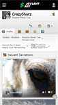 Mobile Screenshot of crazysharz.deviantart.com