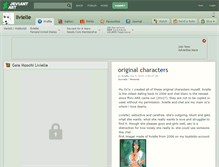 Tablet Screenshot of livielle.deviantart.com