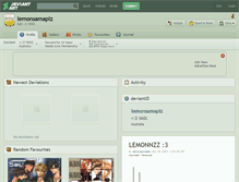 Tablet Screenshot of lemonsamaplz.deviantart.com