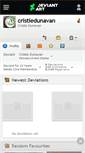 Mobile Screenshot of cristiedunavan.deviantart.com