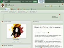 Tablet Screenshot of doline-in-love.deviantart.com