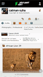 Mobile Screenshot of catman-suha.deviantart.com
