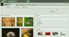 Desktop Screenshot of coyote77ro.deviantart.com
