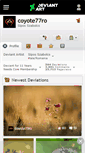 Mobile Screenshot of coyote77ro.deviantart.com