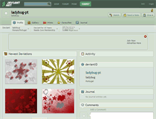 Tablet Screenshot of ladybug-pt.deviantart.com