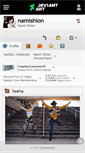 Mobile Screenshot of namishion.deviantart.com