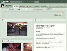 Tablet Screenshot of namishion.deviantart.com