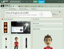 Tablet Screenshot of andy--t.deviantart.com