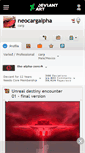 Mobile Screenshot of neocargalpha.deviantart.com