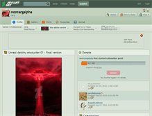 Tablet Screenshot of neocargalpha.deviantart.com