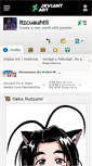 Mobile Screenshot of itzcuauhtli.deviantart.com