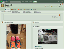 Tablet Screenshot of kazuki-007.deviantart.com