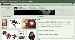 Desktop Screenshot of battlepeach.deviantart.com