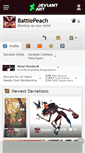Mobile Screenshot of battlepeach.deviantart.com