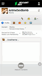 Mobile Screenshot of animesexbomb.deviantart.com