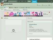 Tablet Screenshot of animesexbomb.deviantart.com