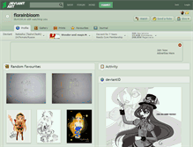 Tablet Screenshot of florainbloom.deviantart.com