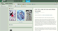 Desktop Screenshot of anime-central.deviantart.com