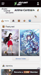 Mobile Screenshot of anime-central.deviantart.com