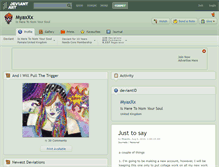 Tablet Screenshot of myaxxx.deviantart.com