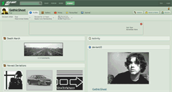 Desktop Screenshot of gothicghost.deviantart.com