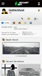 Mobile Screenshot of gothicghost.deviantart.com