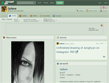 Tablet Screenshot of gyllene.deviantart.com