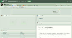 Desktop Screenshot of goth-inc.deviantart.com