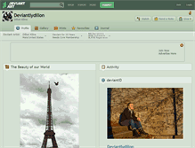 Tablet Screenshot of deviantlydillon.deviantart.com