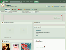 Tablet Screenshot of feduzza.deviantart.com