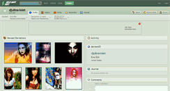 Desktop Screenshot of djultraviolet.deviantart.com