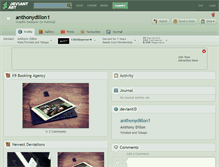 Tablet Screenshot of anthonydillon1.deviantart.com