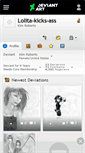 Mobile Screenshot of lolita-kicks-ass.deviantart.com