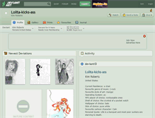 Tablet Screenshot of lolita-kicks-ass.deviantart.com