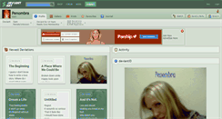 Desktop Screenshot of penombra.deviantart.com