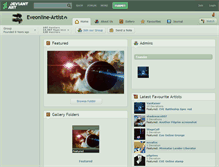 Tablet Screenshot of eveonline-artist.deviantart.com