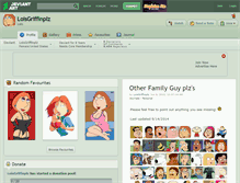 Tablet Screenshot of loisgriffinplz.deviantart.com