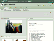 Tablet Screenshot of okami---amaterasu.deviantart.com